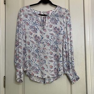 Lucky brand, white flowy top
